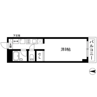 ヴァンヴェール名古屋(プラン利用可)【2階】の間取り