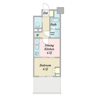 桜ヒルズ黄金【6階】の間取り