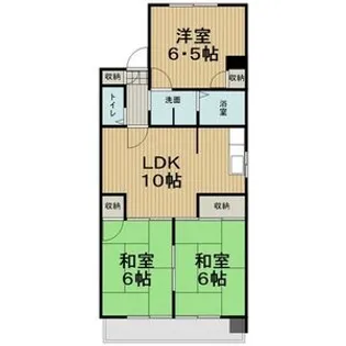 ウィングコート平針(旧第二鈴香ハイツ)【2階】の間取り