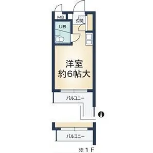 リバーサイド植田【3階】の間取り