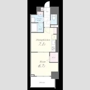 モンテーニュ名駅【0501号室】の間取り