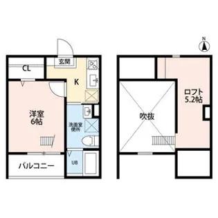 ラフィオーレ小本(ラフィオーレコモト)【2階】の間取り