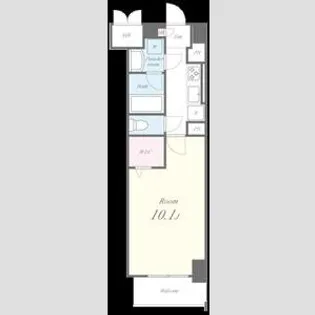 ルナ クレシエンテ【9階】の間取り