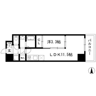 Aphrodite(アプロディーテ)【10階】の間取り