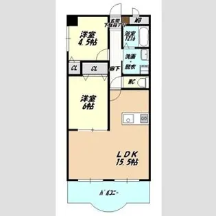 伊藤ハイツ【3階】の間取り