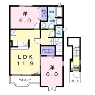 ネオサイト2【2階】の間取り