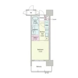 アデグランツ大須【1304号室】の間取り