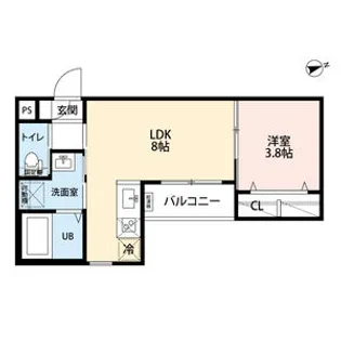 robot home 鶴里 The Park【302号室】の間取り