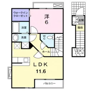ルピナス【2階】の間取り
