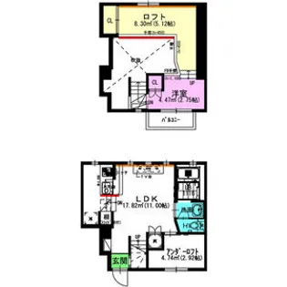 Feliz【1階】の間取り