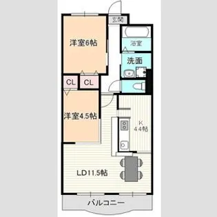 伊藤ハイツ【3階】の間取り
