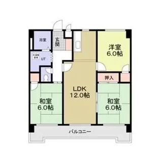 エステート藤薮【1階】の間取り