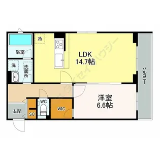 AVANCE ISSHA【3階】の間取り