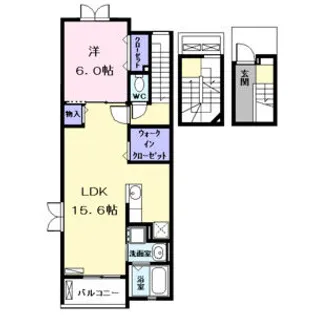 エターナル Ⅱ【3階】の間取り