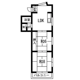 メゾン菊住【3A号室】の間取り
