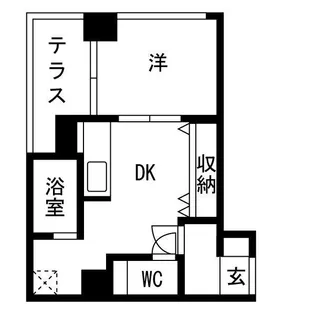 K POINT BLDG【5階】の間取り