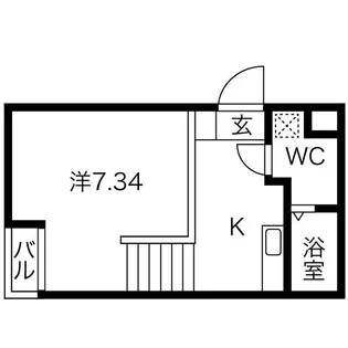 ピアチェーレ新栄【2階】の間取り