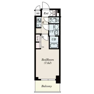 S-RESIDENCE堀田駅前【2階】の間取り
