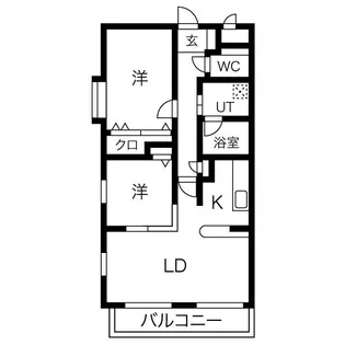 クリスタルスクエア【1階】の間取り