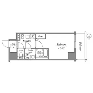 エスリード金山エクセア【2階】の間取り