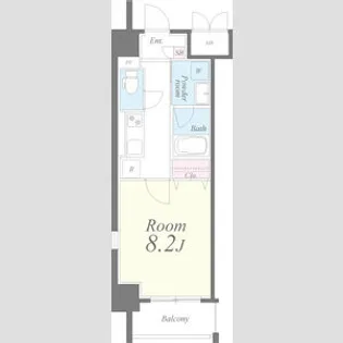 グランドコスモス【0307号室】の間取り