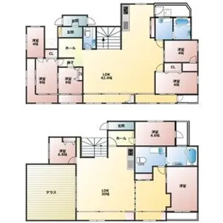 パレスM【501/601号室】の間取り
