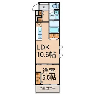 COZY豊岡通【1階】の間取り