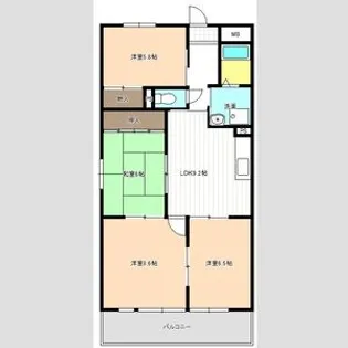 グランドステージNAKANO【3階】の間取り