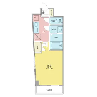 DREAM松原【601号室】の間取り