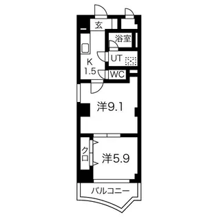 ヴァンキッシュ【3階】の間取り