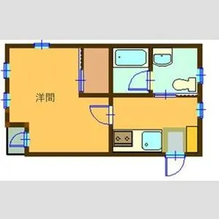 NOVEL KUROKAWA【1階】の間取り
