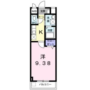 モア グレイス ワン【4階】の間取り