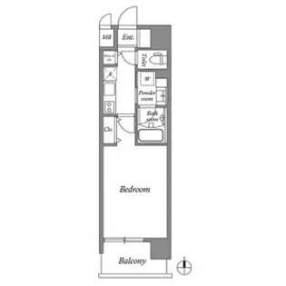 レジデンシア尾頭橋駅前【4階】の間取り
