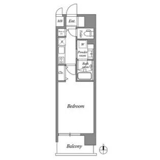 レジデンシア尾頭橋駅前【4階】の間取り