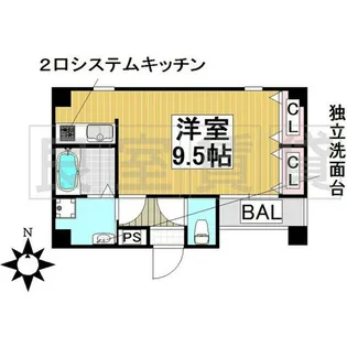 イーストコート【703号室】の間取り