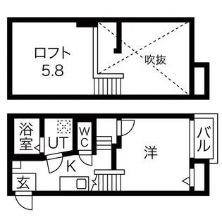 Creo中村公園七番館【1階】の間取り