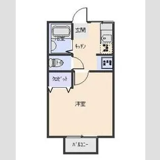 アベニュー【102号室】の間取り
