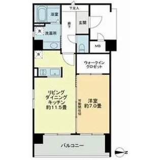 メゾン・ド山手【0503号室】の間取り