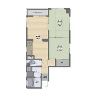 YHS堀田【303号室】の間取り