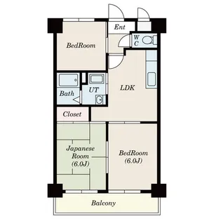 サン花塚【3階】の間取り