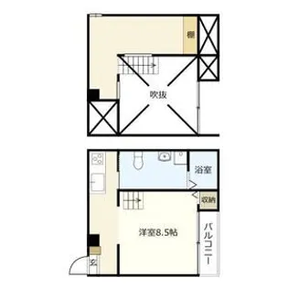 M’s story【2階】の間取り