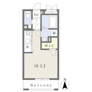 AXIA亀島【2階】の間取り