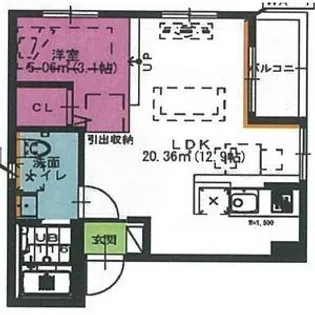 プライムローズ【3階】の間取り