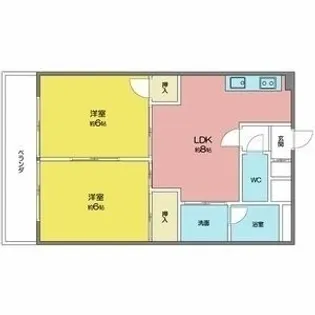 富弘ビル【4階】の間取り