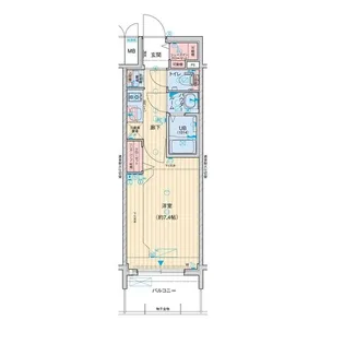 アドバンス名古屋モクシー【5階】の間取り