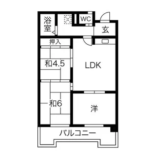 パークエステイツ【4階】の間取り