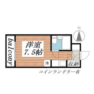 ラ・レジダンス・ド・ノーブル【0103号室】の間取り