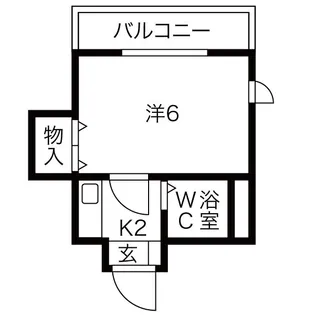 プリンセス泉【7階】の間取り