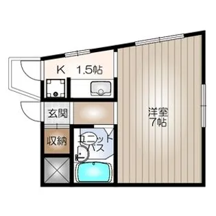 ルミエールサコー【403号室】の間取り