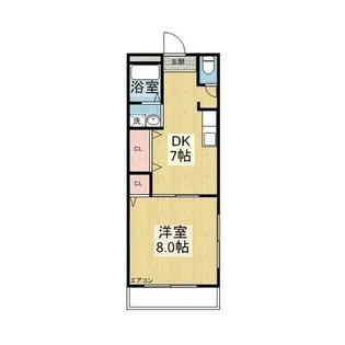 エービック浅井【3A号室】の間取り